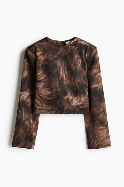 Shoulder-pad top