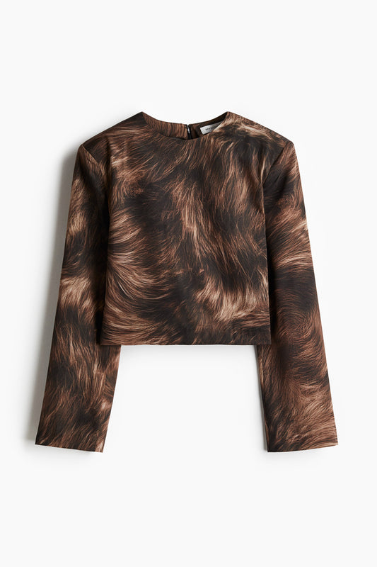 Shoulder-pad top
