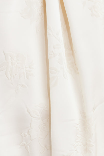 Oversized jacquard-weave blouse