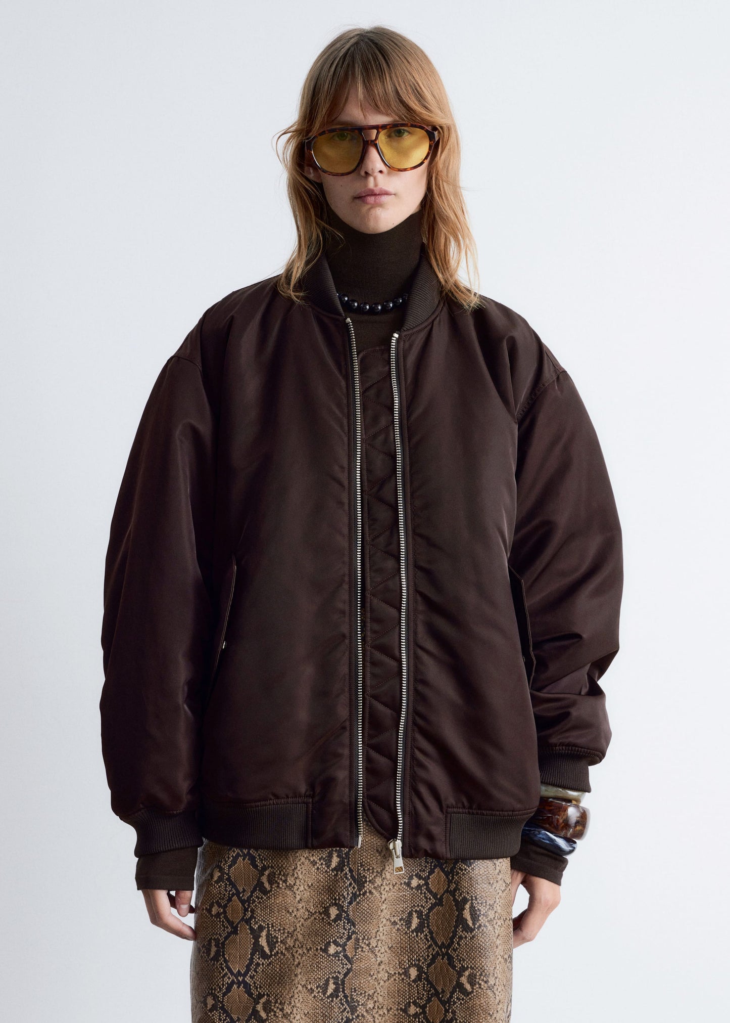 Long Bomber Jacket