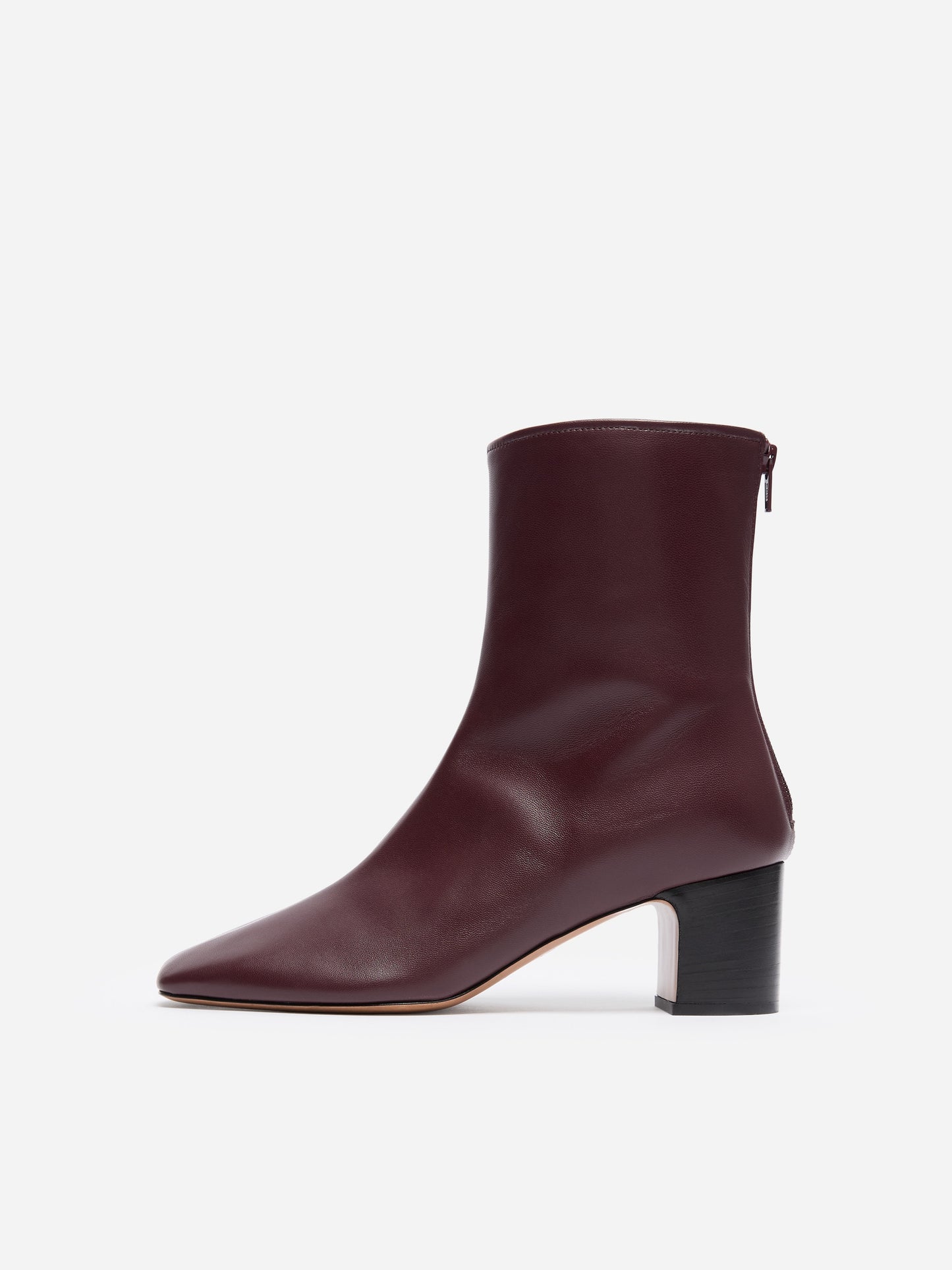 Leather Sock Ankle Boots