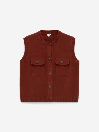 Knitted Cotton Vest