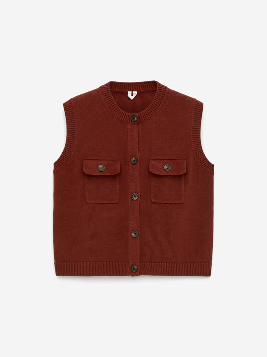 Knitted Cotton Vest