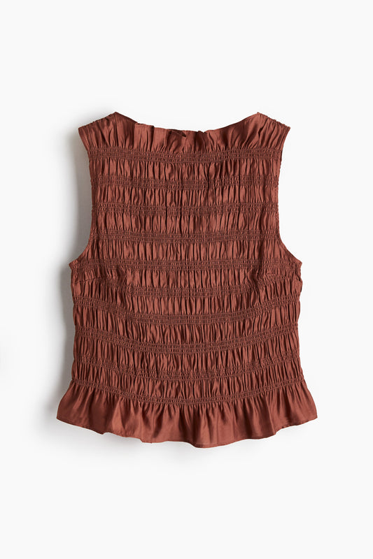 Smocked top