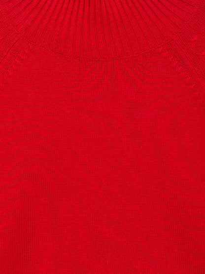 Roll-Neck Wool Jumper