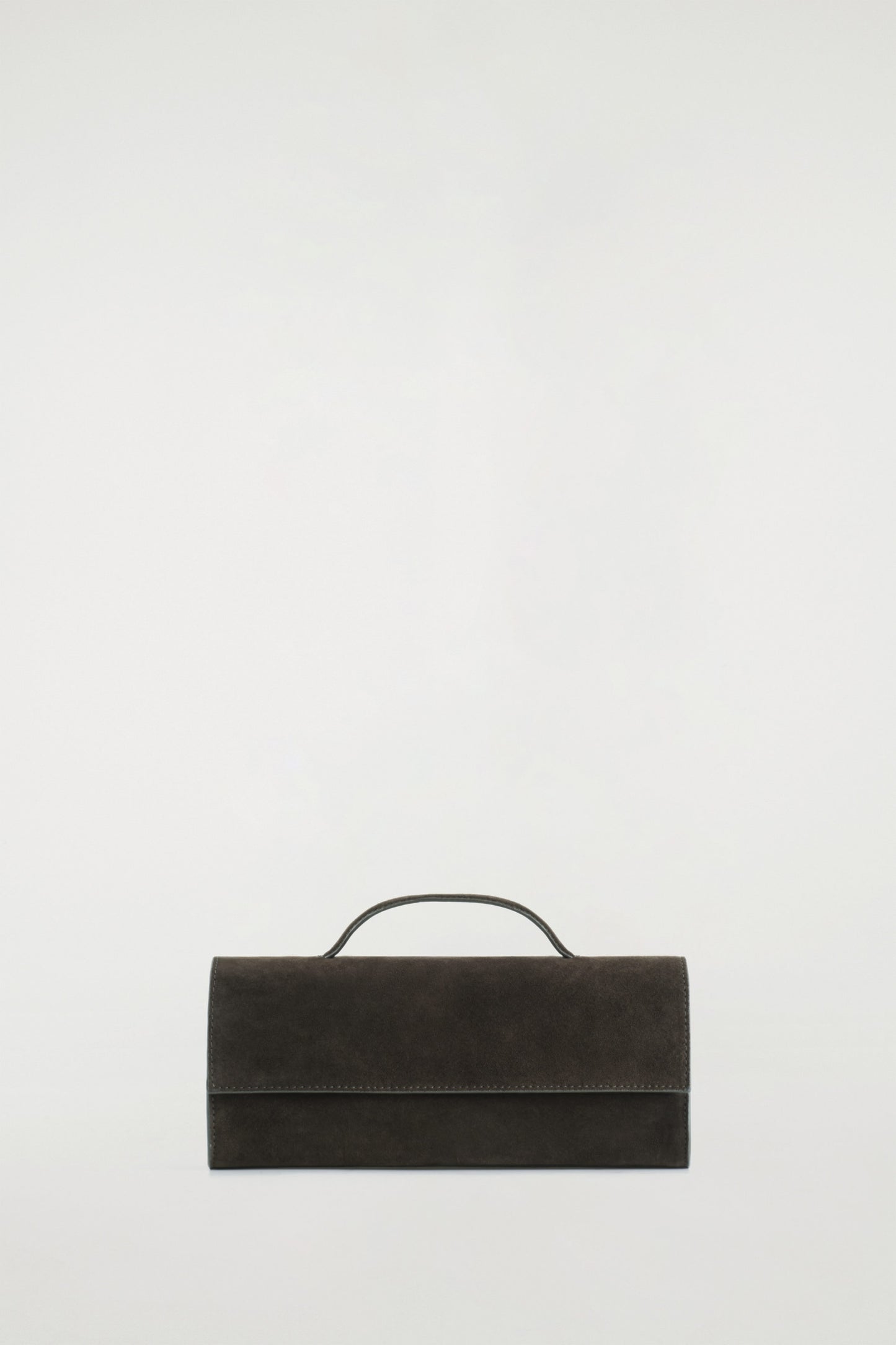 Gallery Suede Clutch Bag