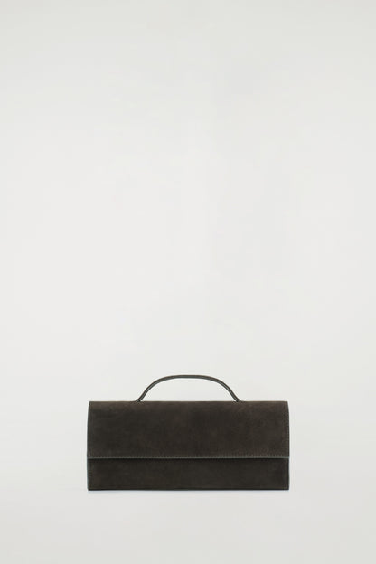 Gallery Suede Clutch Bag