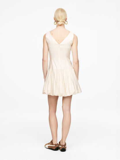 Bubble-Hem Dress