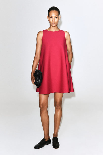 Scuba A-Line Mini Dress