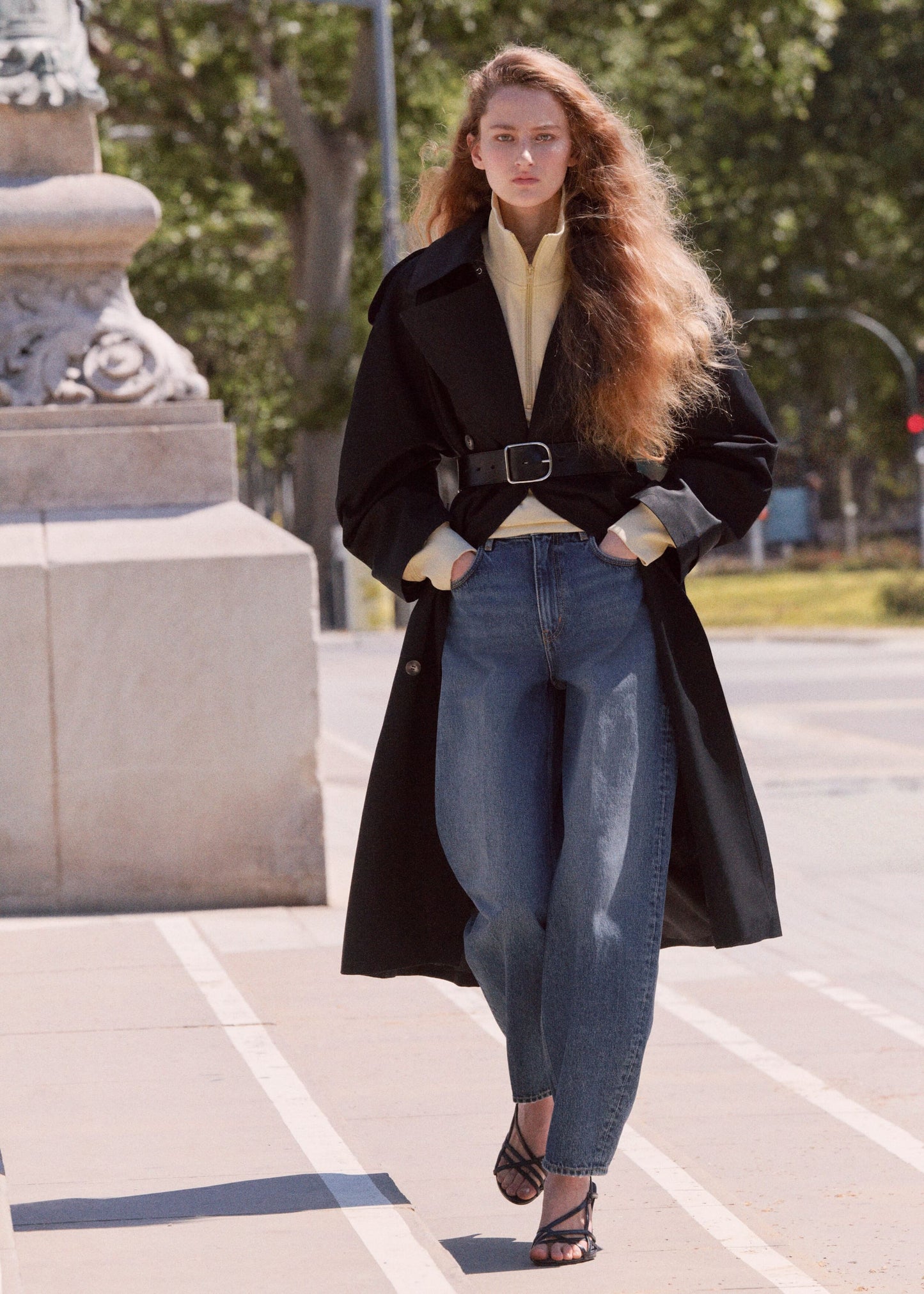 Relaxed Trench Coat - Black - Jackets - & Other Stories GB
