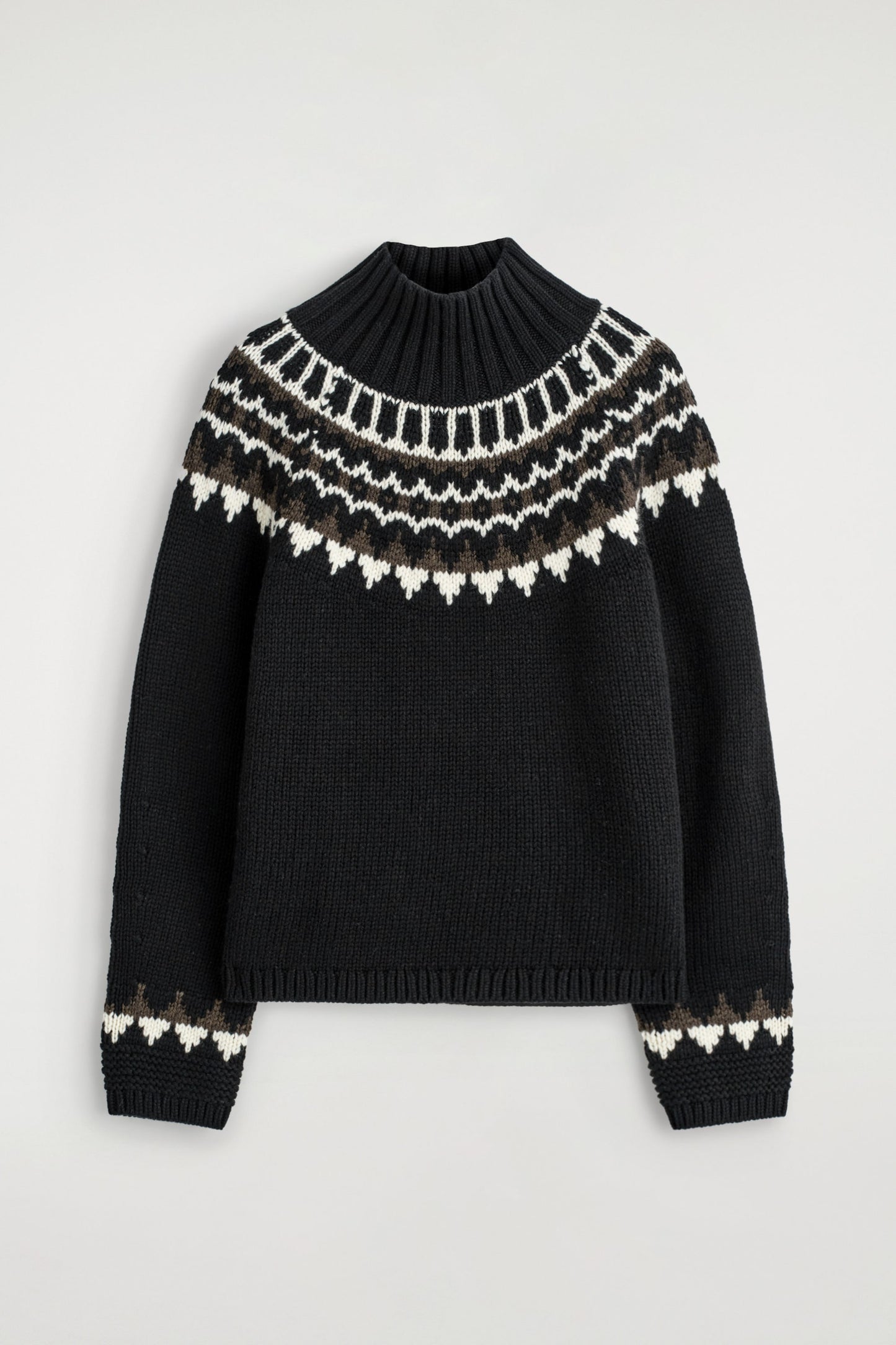 Fair Isle Wool-Cashmere Jumper