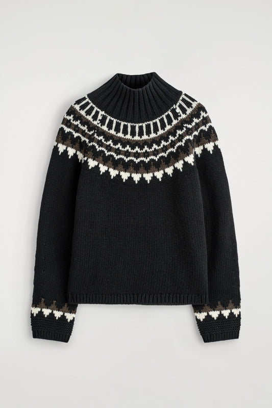 Fair Isle Wool-Cashmere Jumper