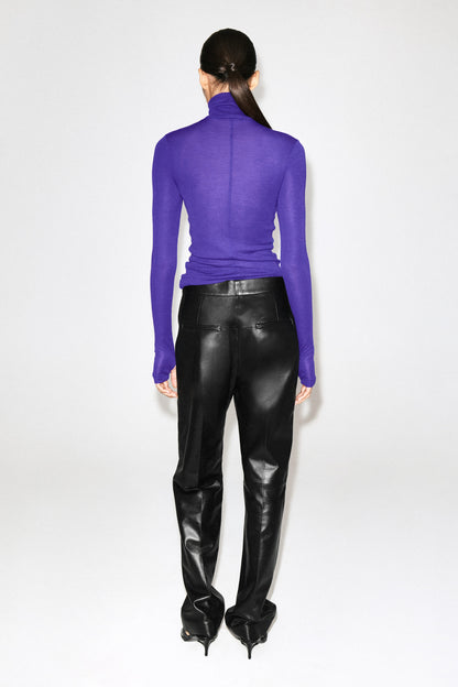 Merino Wool High Neck Top