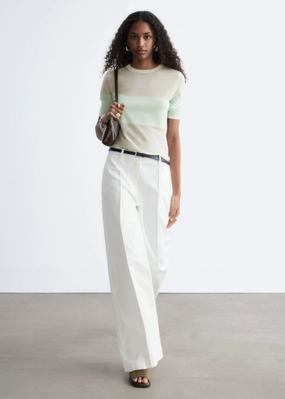 Fine-knit T-Shirt