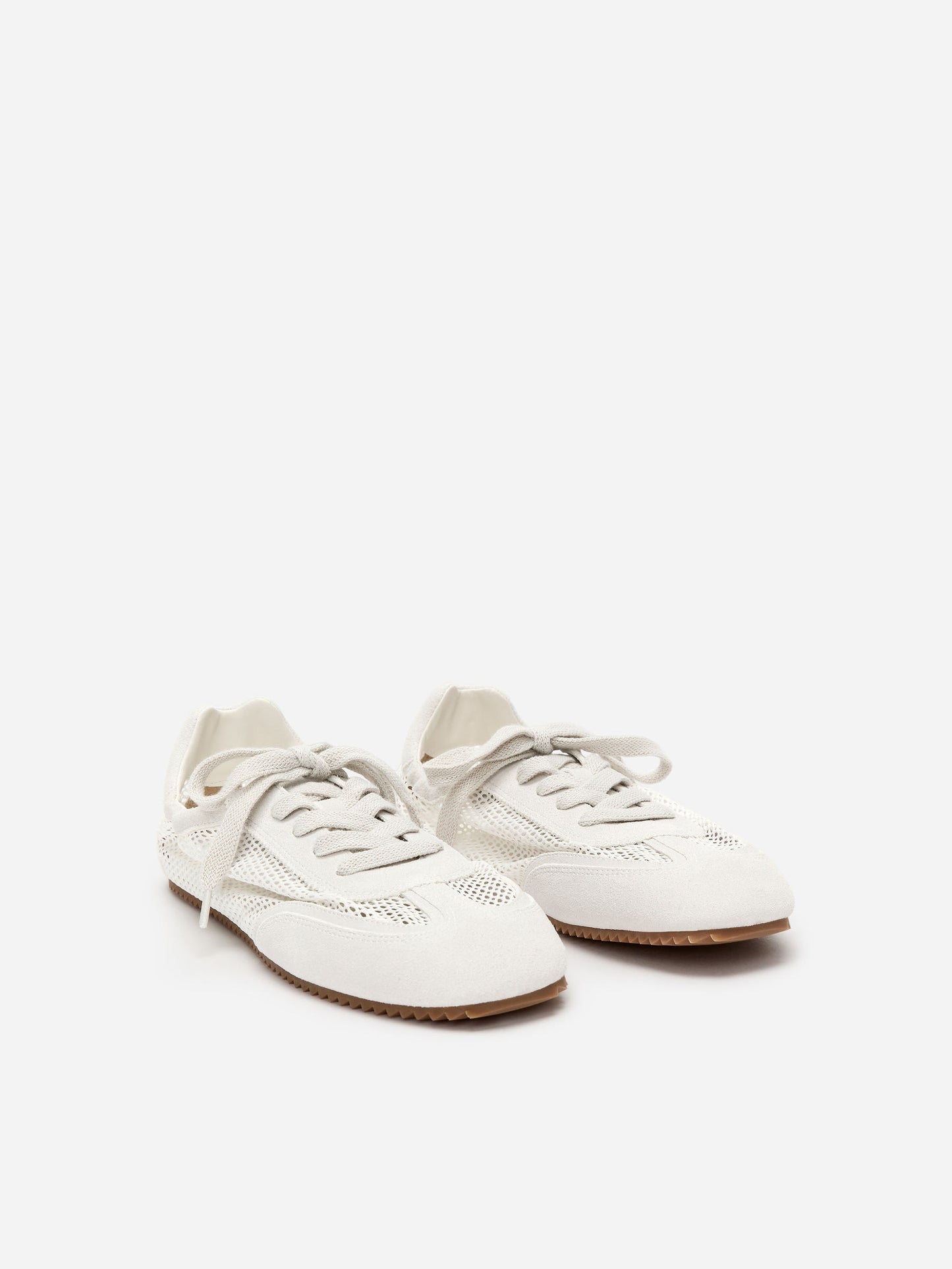 Mesh-Suede Trainers