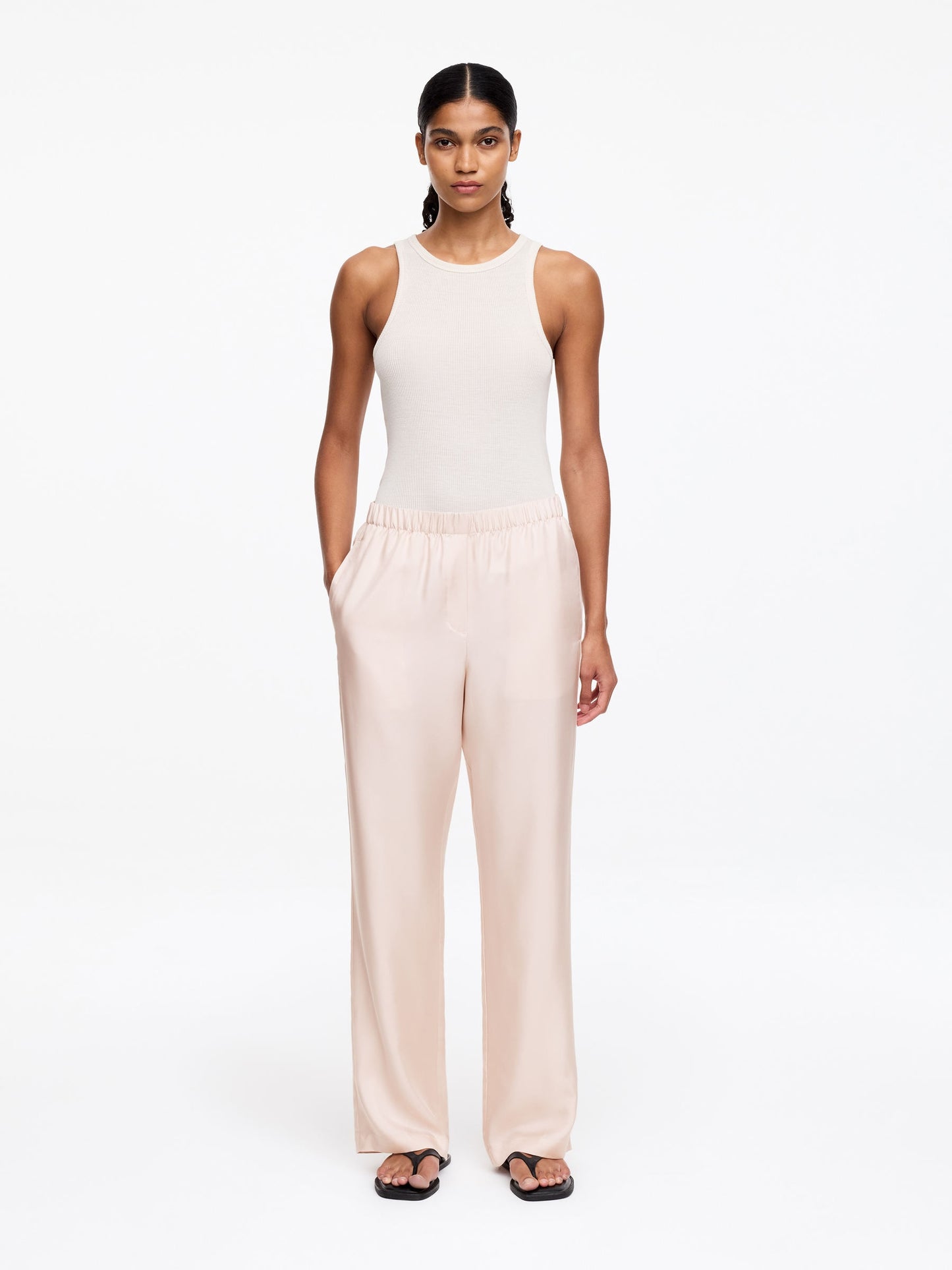 Silk Twill Trousers