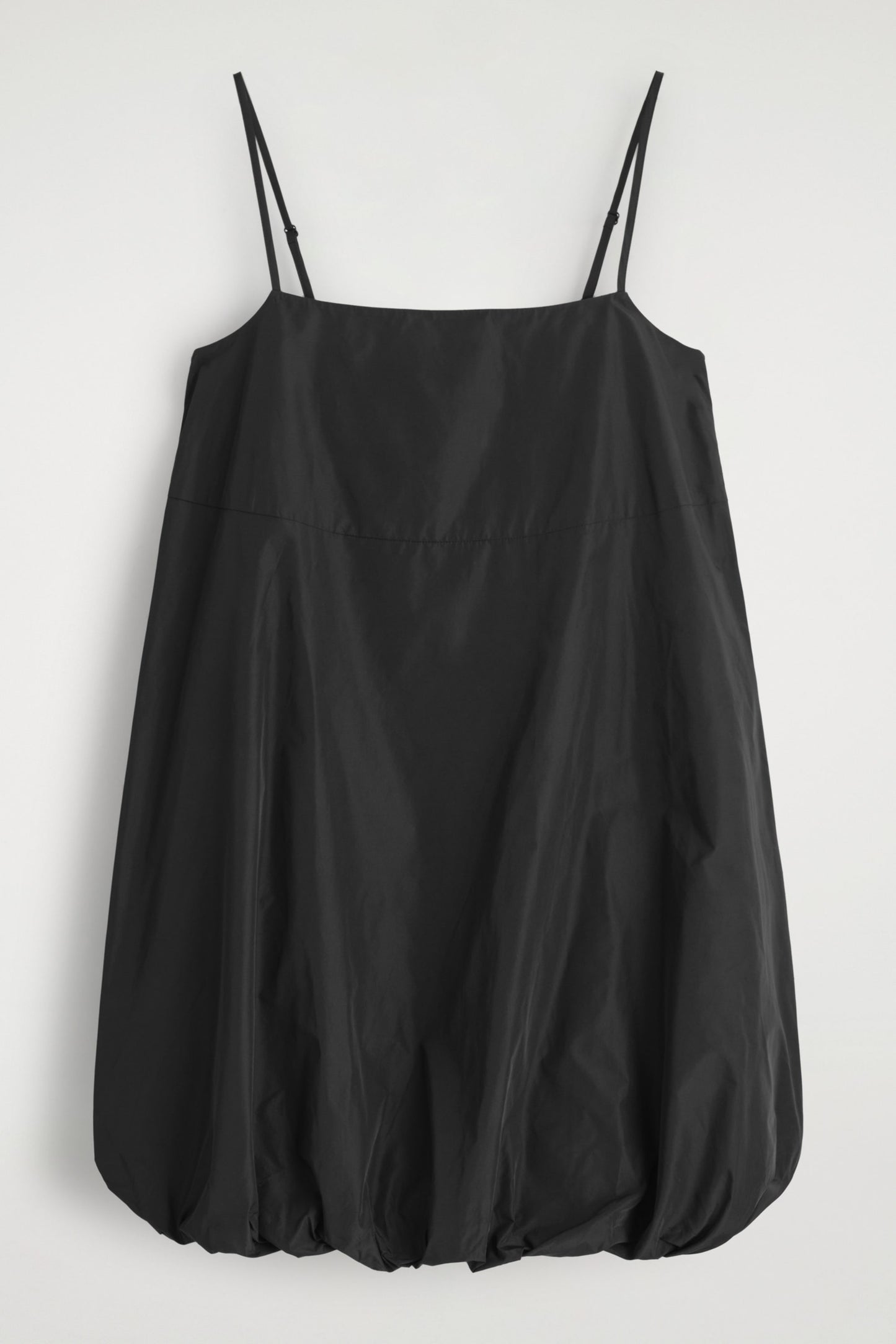 Bubble-Hem Mini Dress