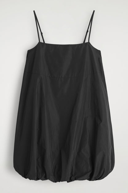 Bubble-Hem Mini Dress