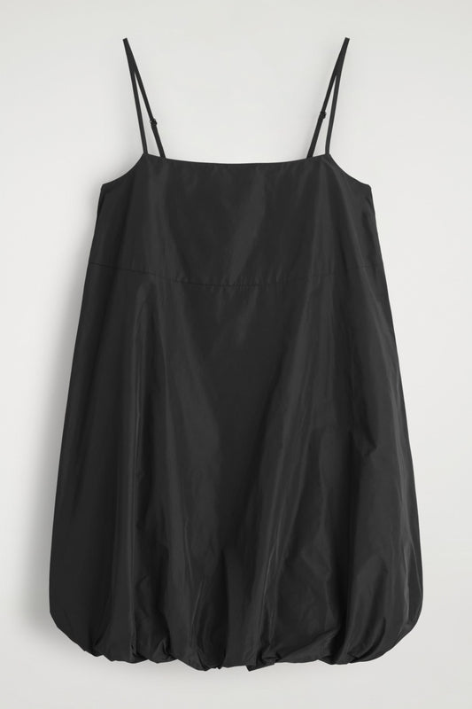 Bubble-Hem Mini Dress