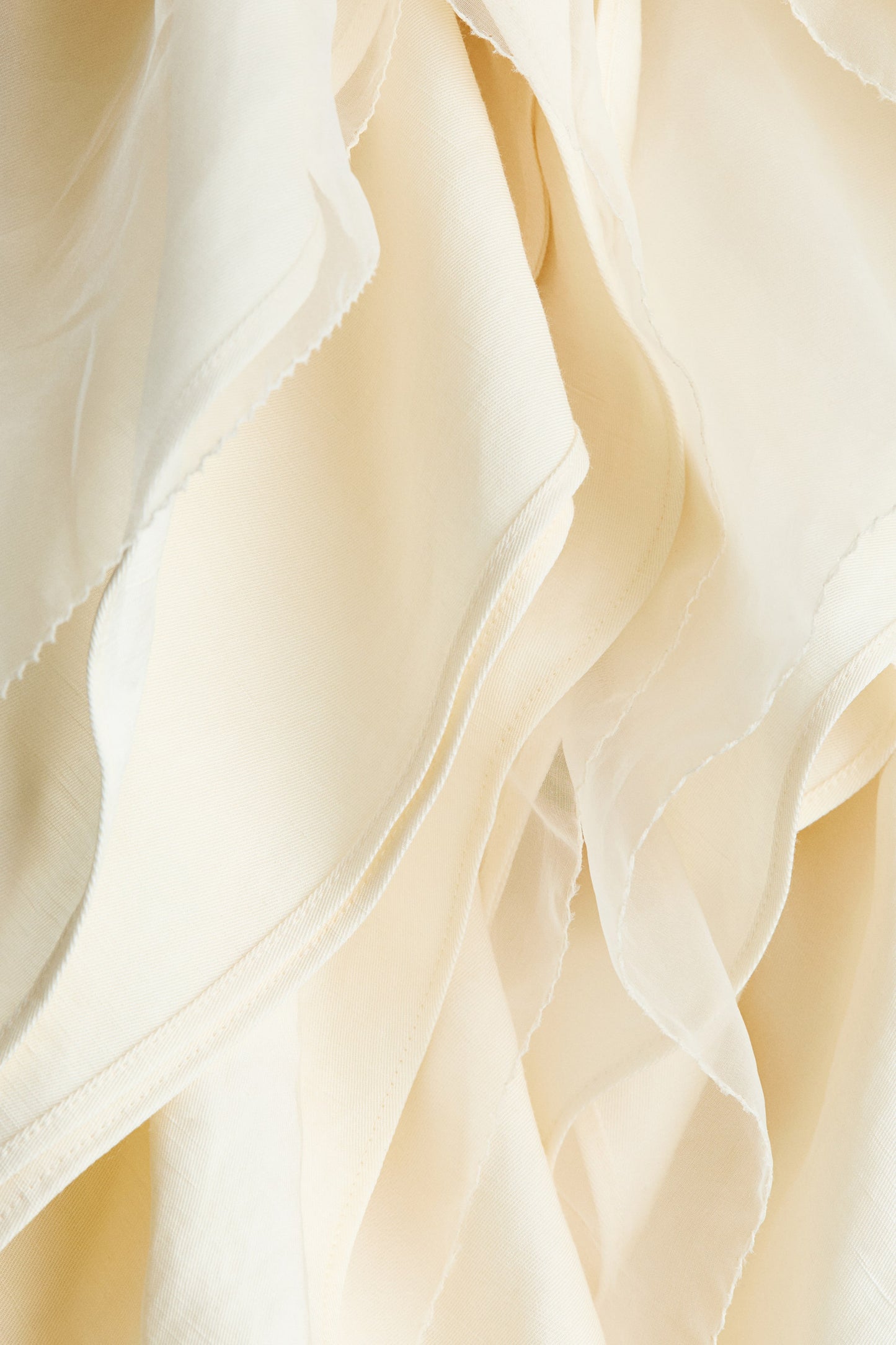 Ruffled embroidered dress