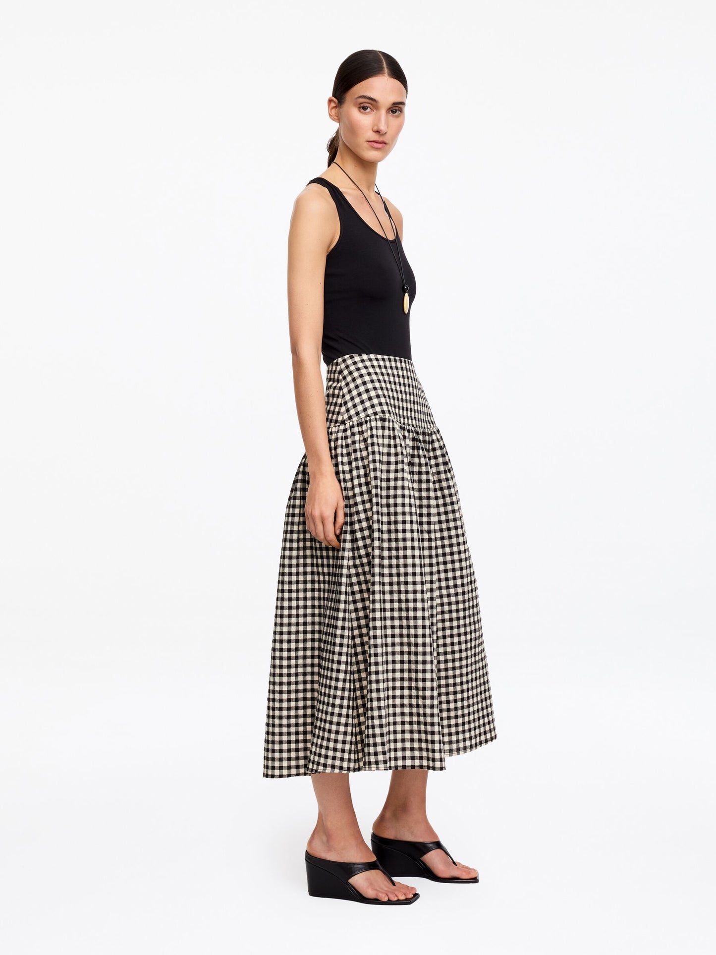 Seersucker Skirt