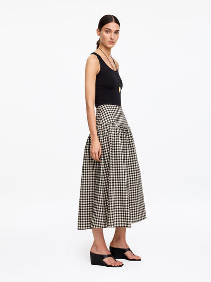 Seersucker Skirt