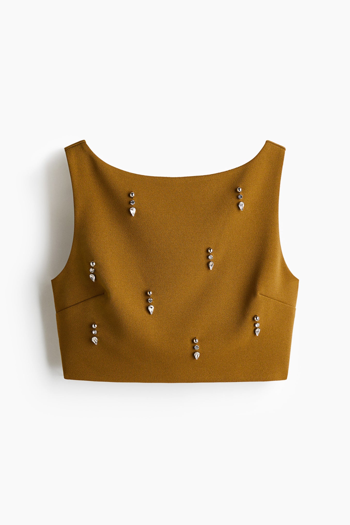 Embellished cropped top