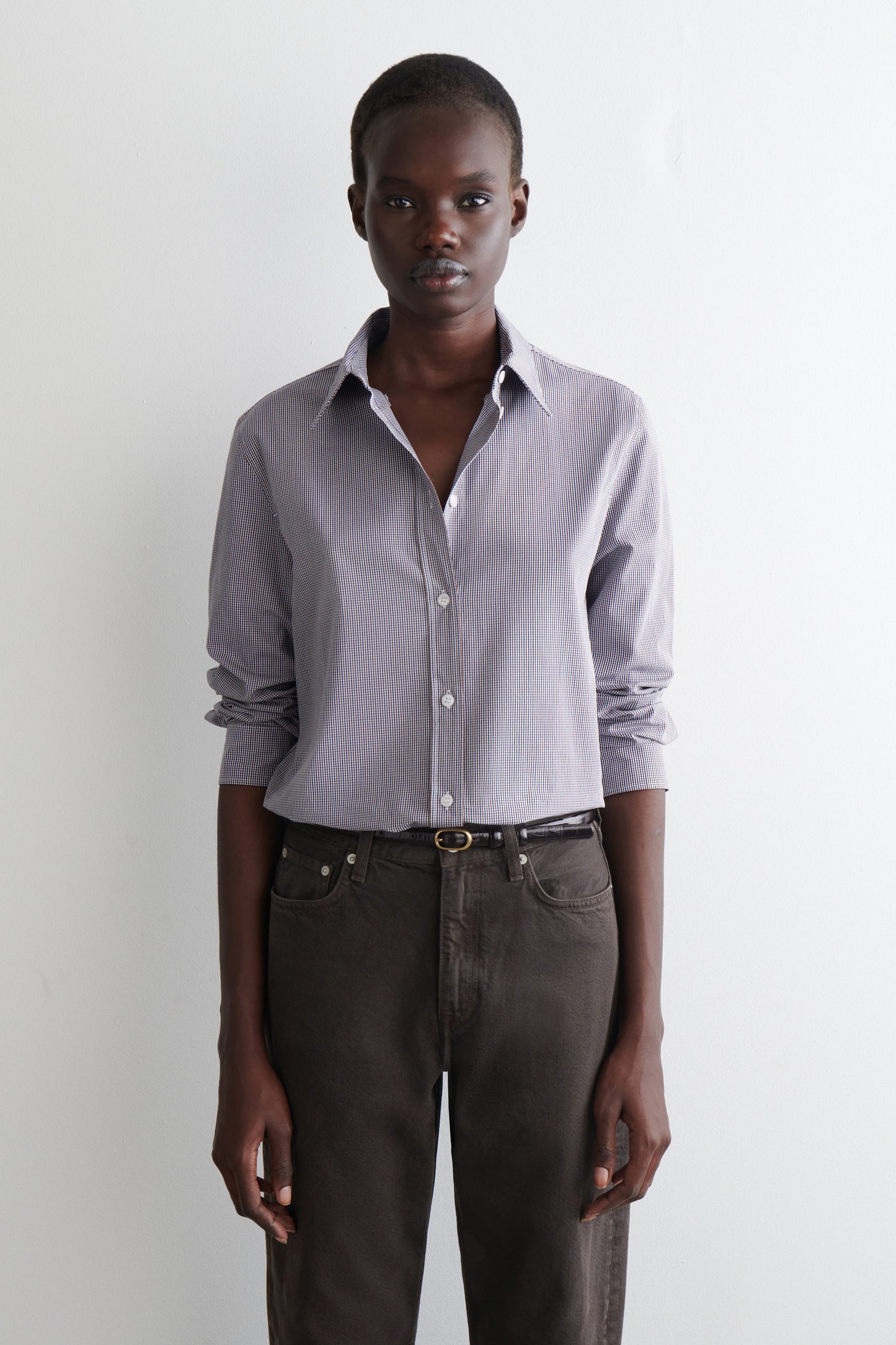 Gingham Cotton Shirt