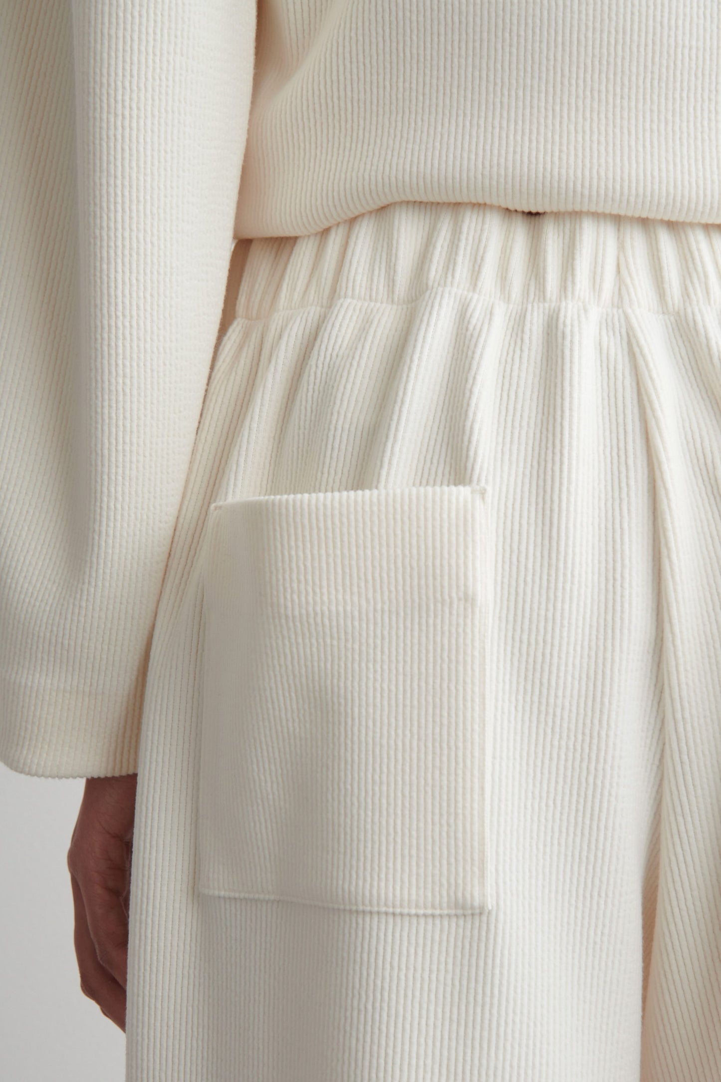 Corduroy Wide-Leg Trousers