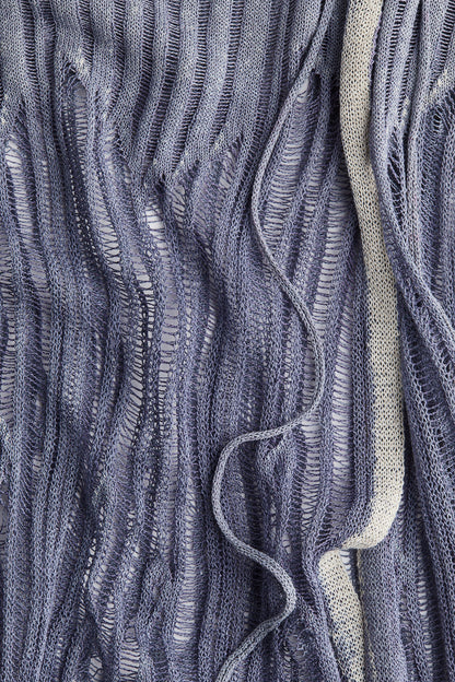 Knitted wrap skirt