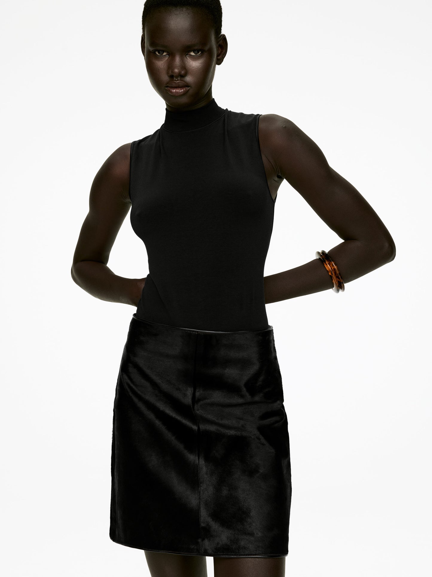 Leather Mini Skirt