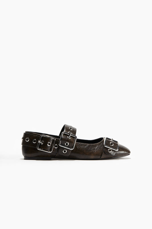 Buckle-detail Mary Janes