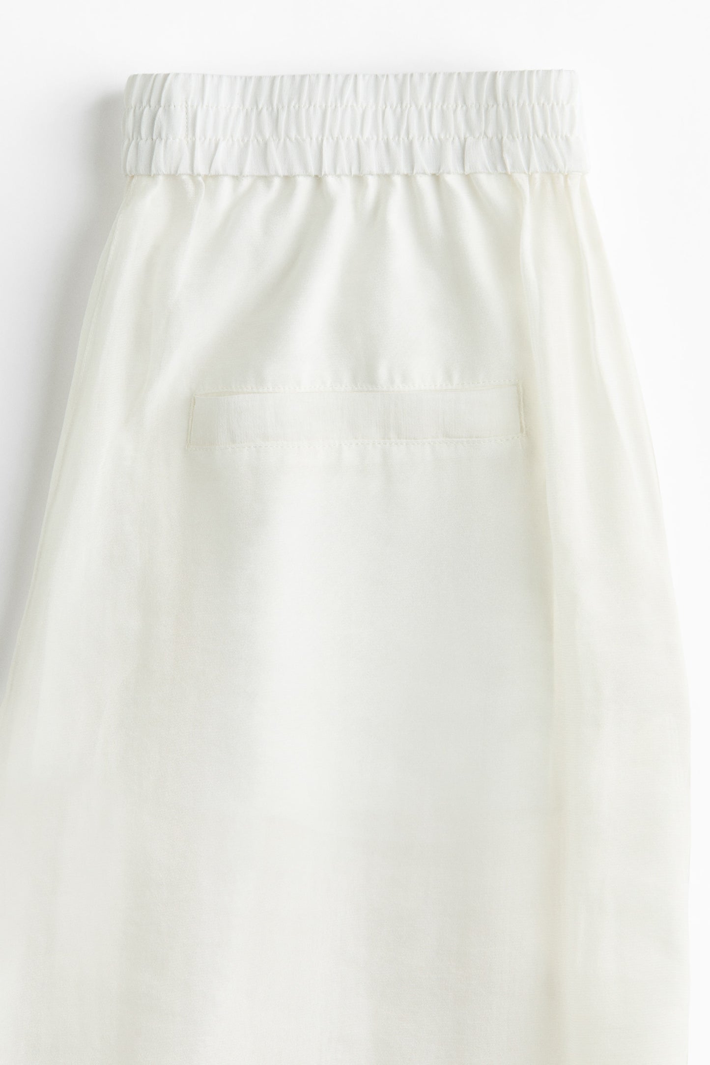 Women's White Cargo pull-on trousers
