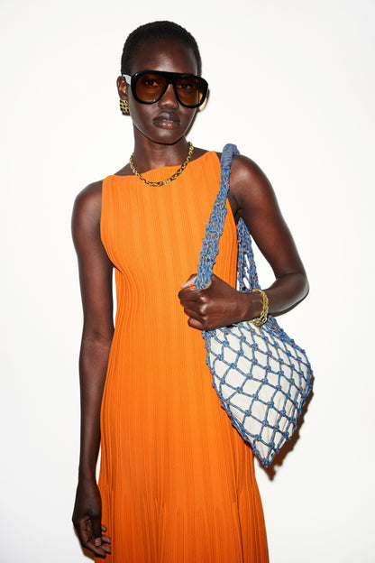 Fishnet Cord Tote Bag