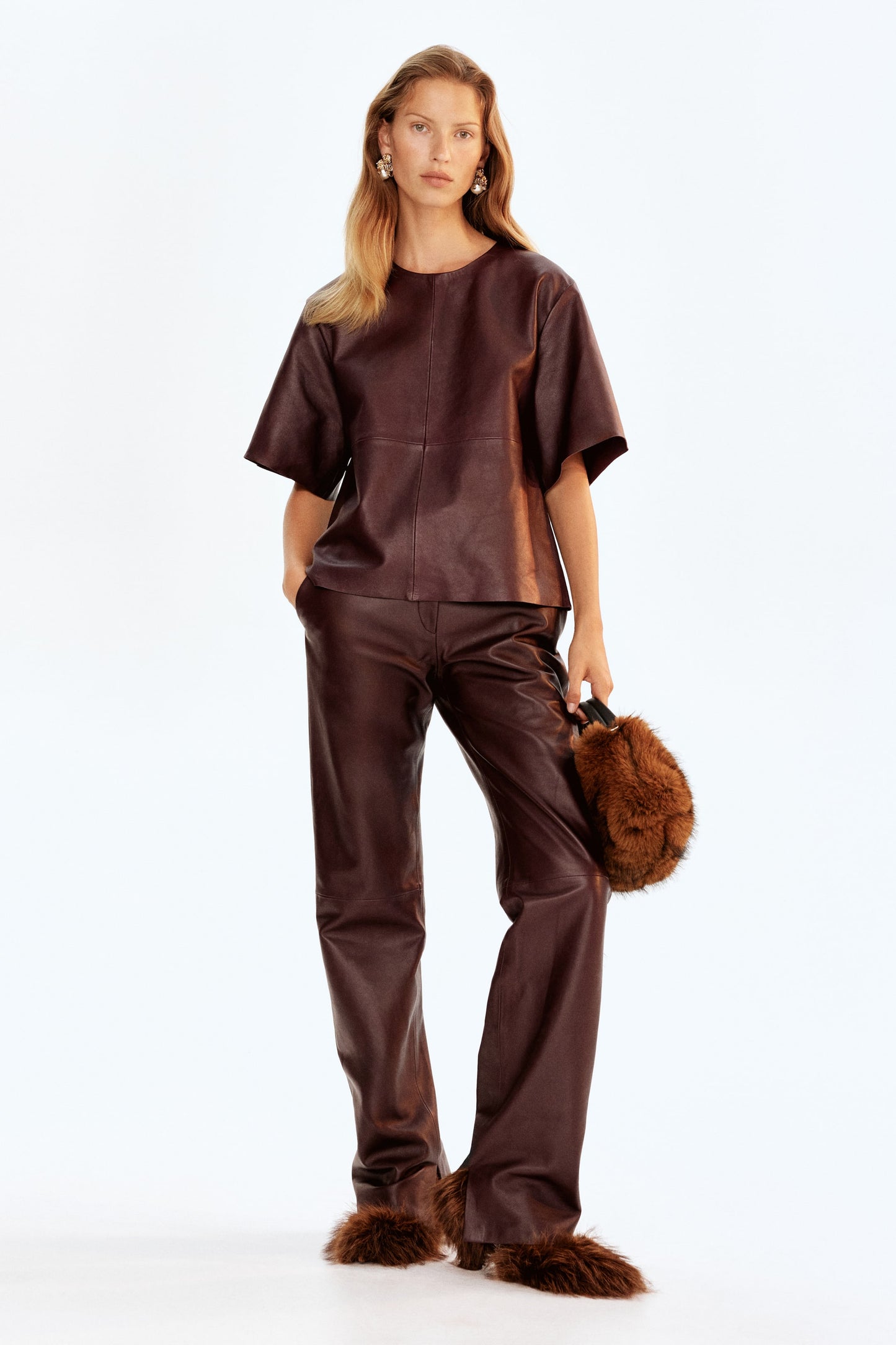 Leather T-shirt