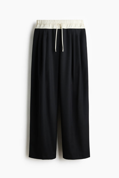 Wool-blend trousers