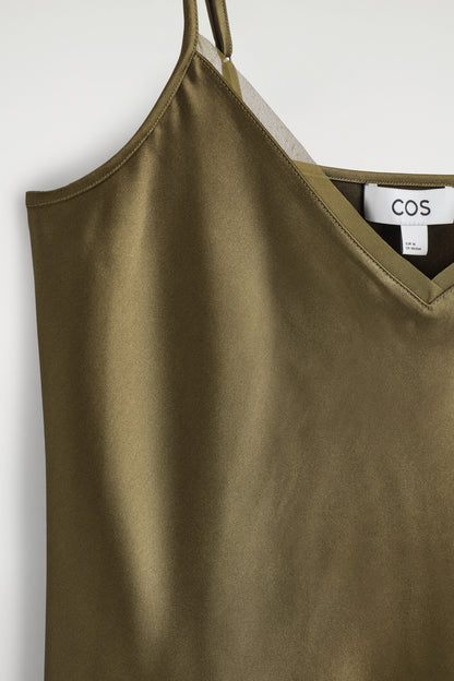 Satin V-Neck Cami Top