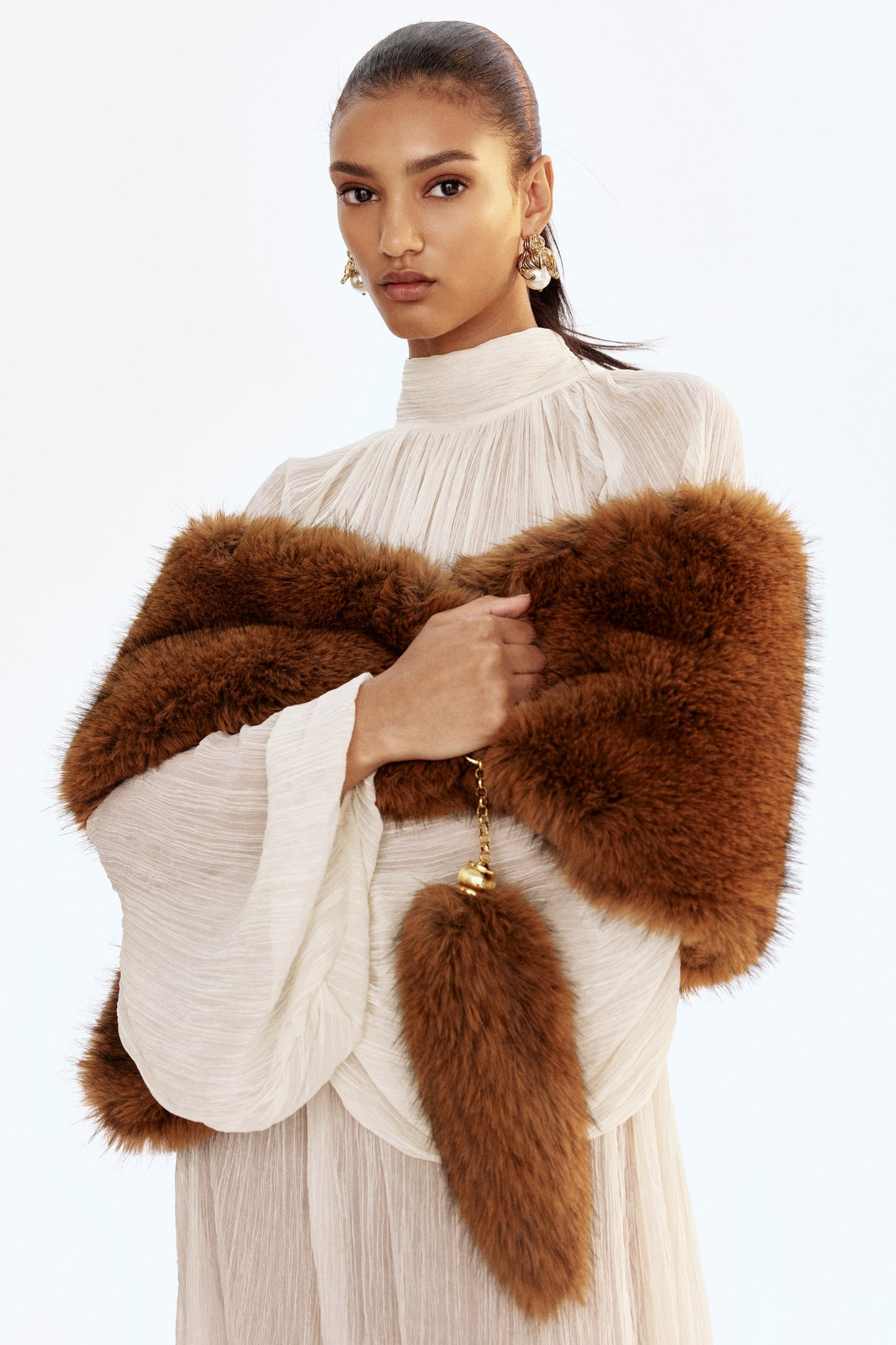 Fluffy scarf