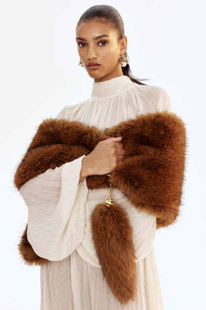 Fluffy scarf
