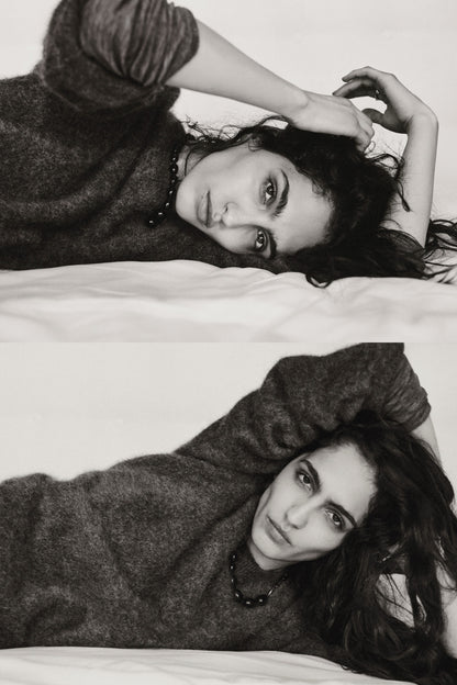 Brushed-Cashmere Crew-Neck Jumper