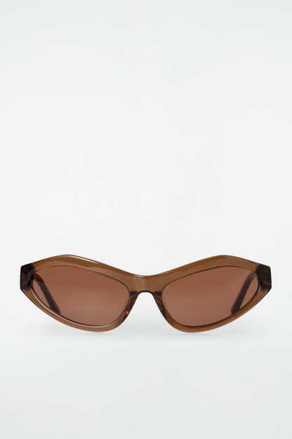 ANGULAR CAT-EYE SUNGLASSES