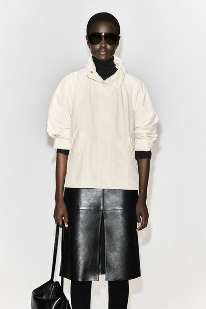 Nylon Funnle-Neck Jacket