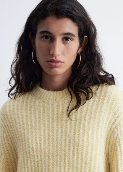 High-Slit Oversized Sweater
