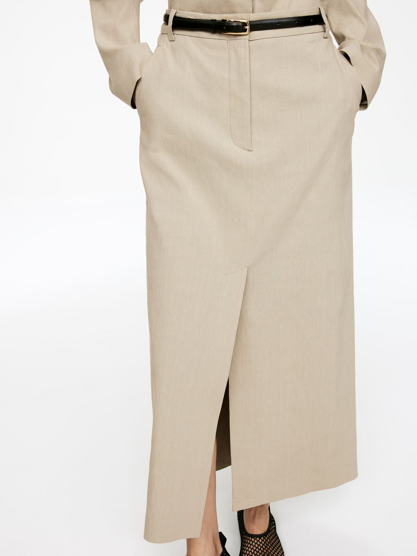 Cotton-Linen Skirt