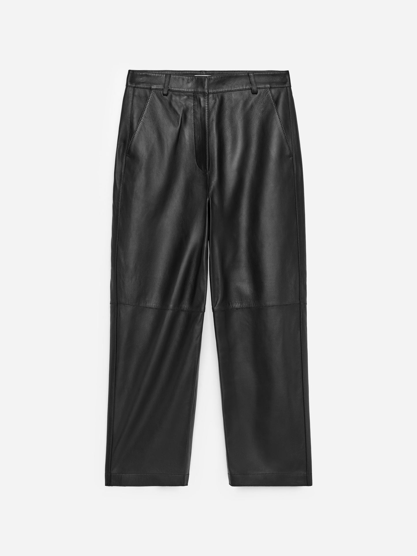 Relaxed Leather Trousers