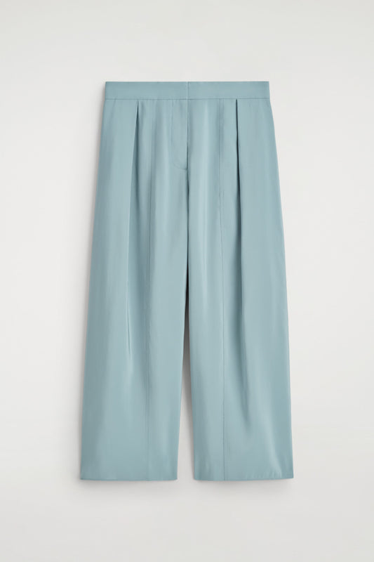 Fluid Pleated Culottes