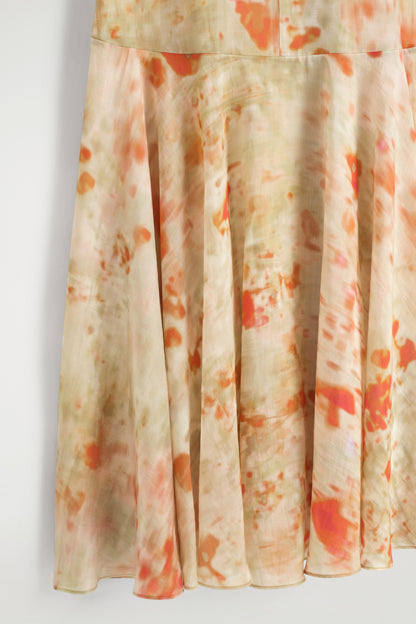 Sheer Floral-Print Maxi Dress