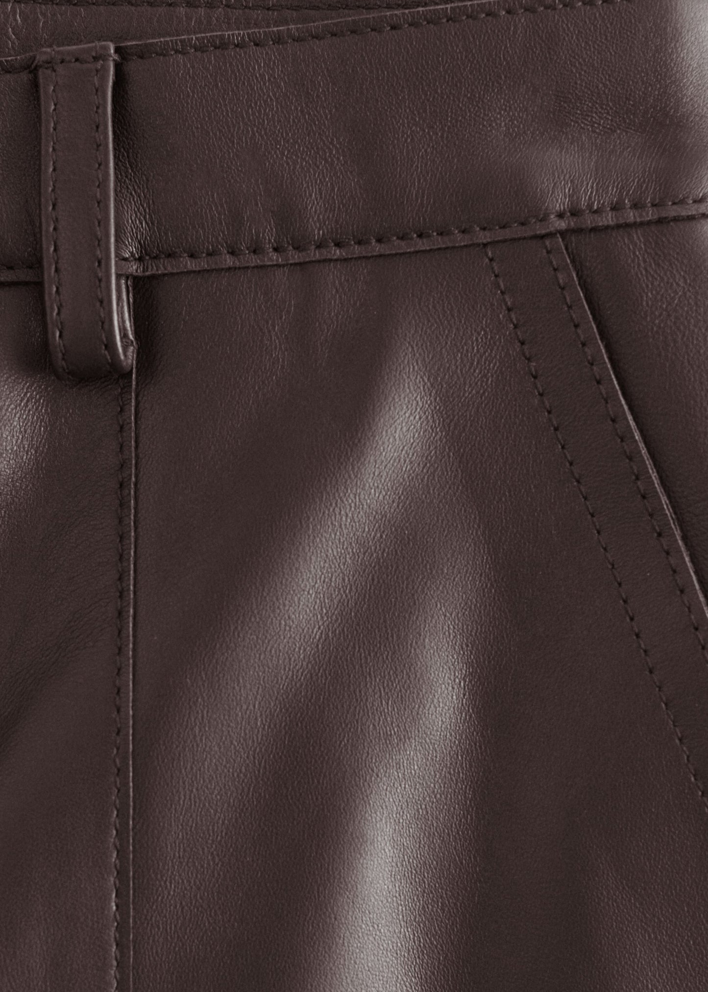 Nappa Leather Bermuda Shorts