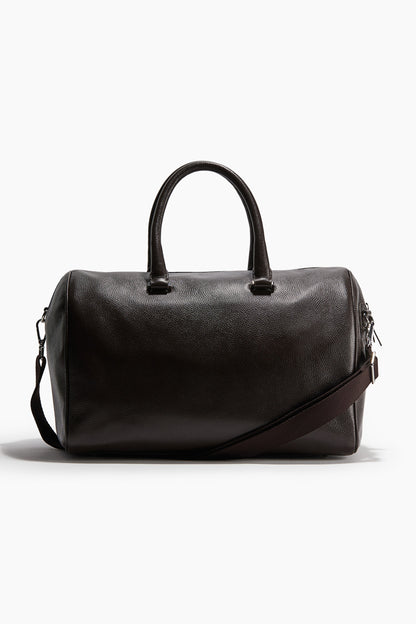 Leather weekend bag