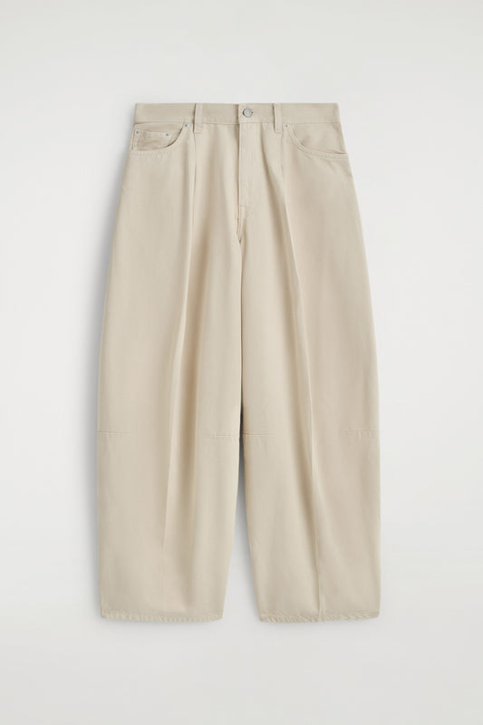 Twine Barrel-Leg Jeans